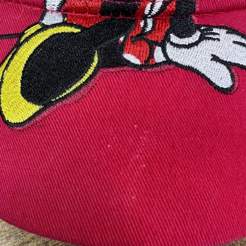 Disney Minnie Mouse Embroidered Adjustable Strap-Back Hat Baseball Cap